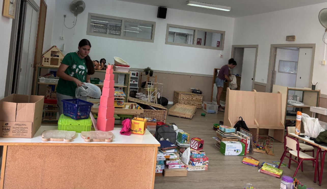 Voluntaris de l'AEEP-PV al CEIP García Lorca