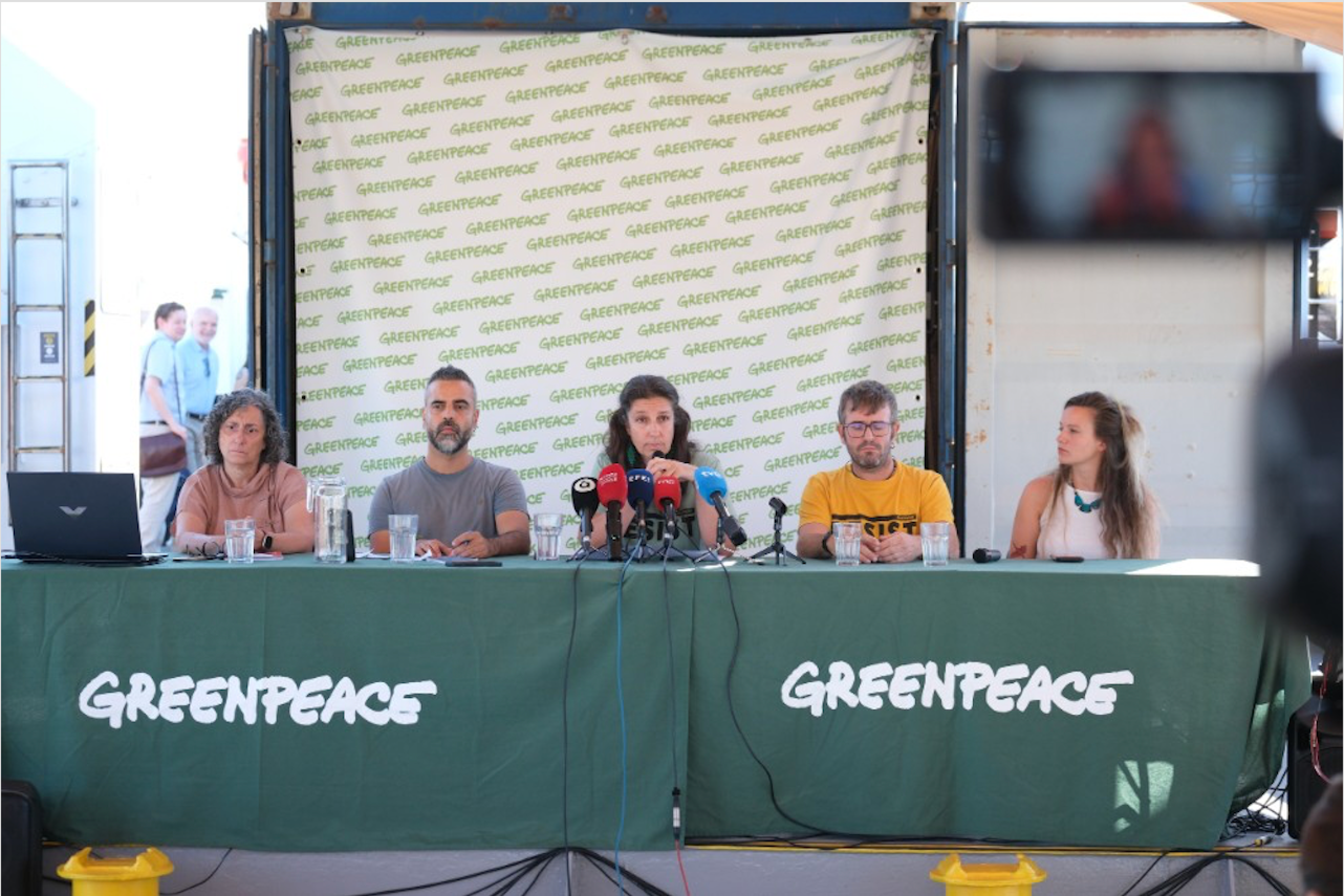 Roda de premsa de Greenpeace a València | Pedro Armestre