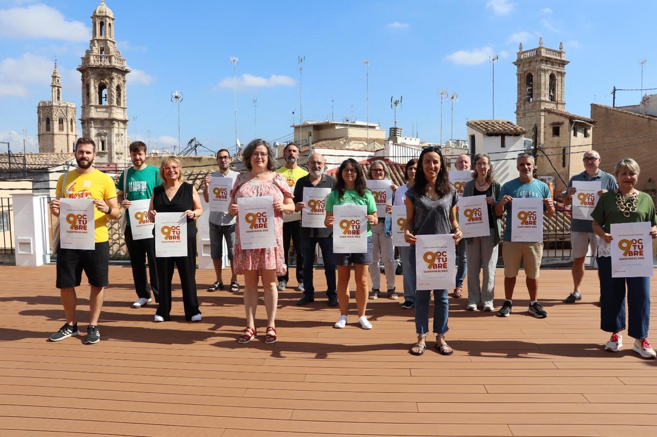 Presentació de la manifestació d'enguany, hui dimarts.