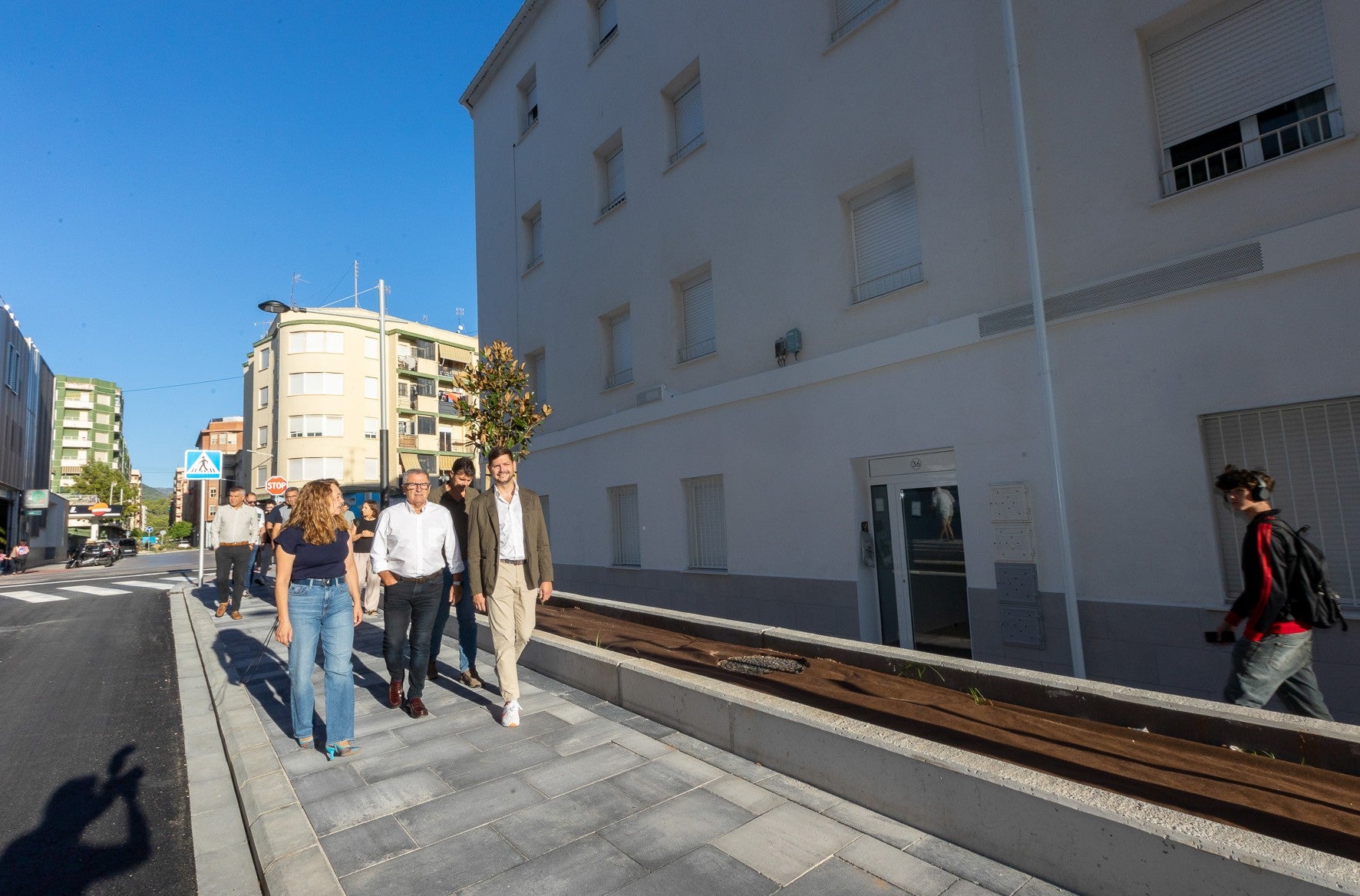 Naveiro, Gregori, Alonso, l’alcalde Prieto I representants de les empreses, hui | Àlex Oltra