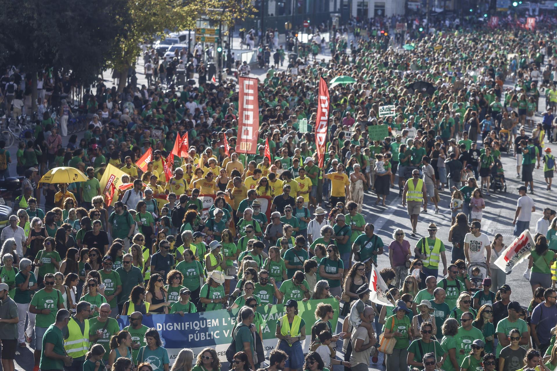 Manifestació per l'educació pública a València, el 12 de setembre del 2026 | Rober Solsona | EP