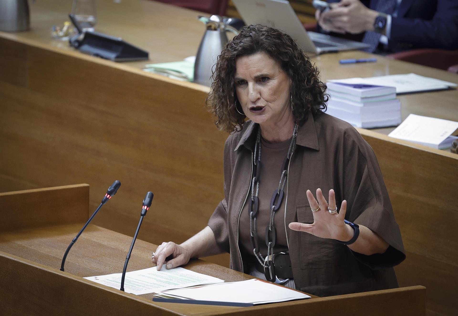 La diputada del PSPV Mercedes Caballero a Les Corts | José Cuéllar | EP