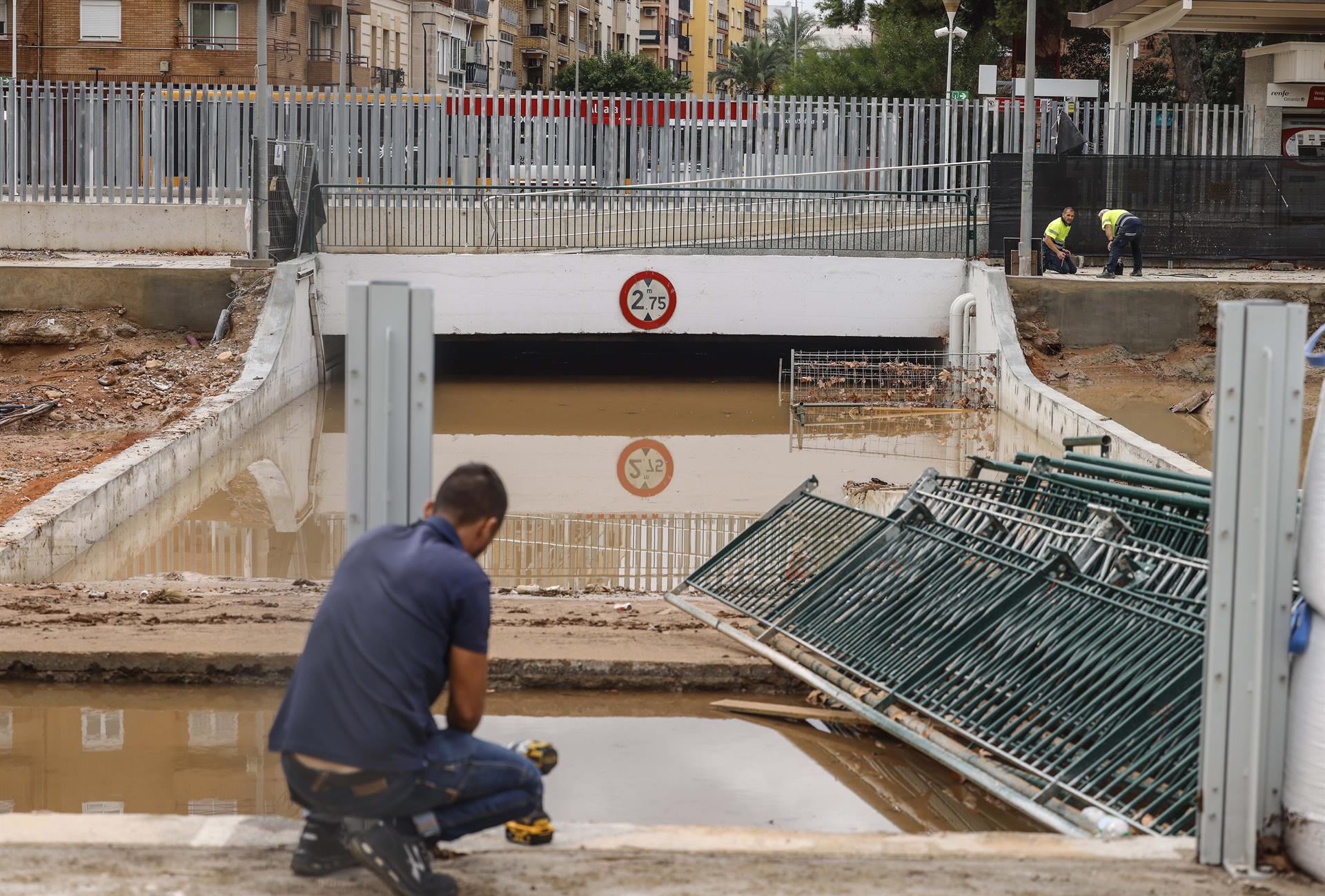 Túnel d'Aldaia inundat | Rober Solsona | EP