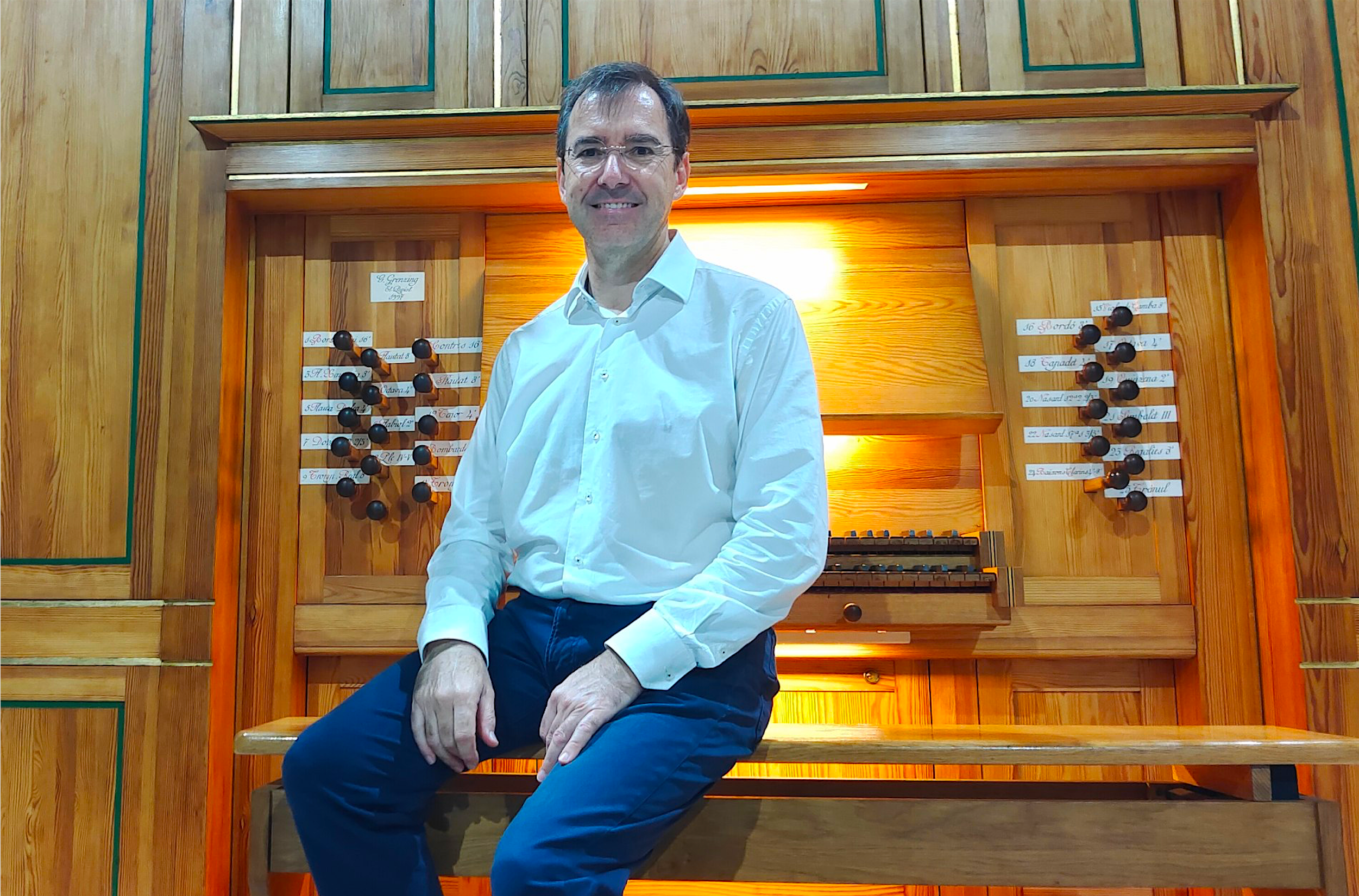 El director artístic del FIO, l’organista i clavecinista Josep Vicent Giner | DLV