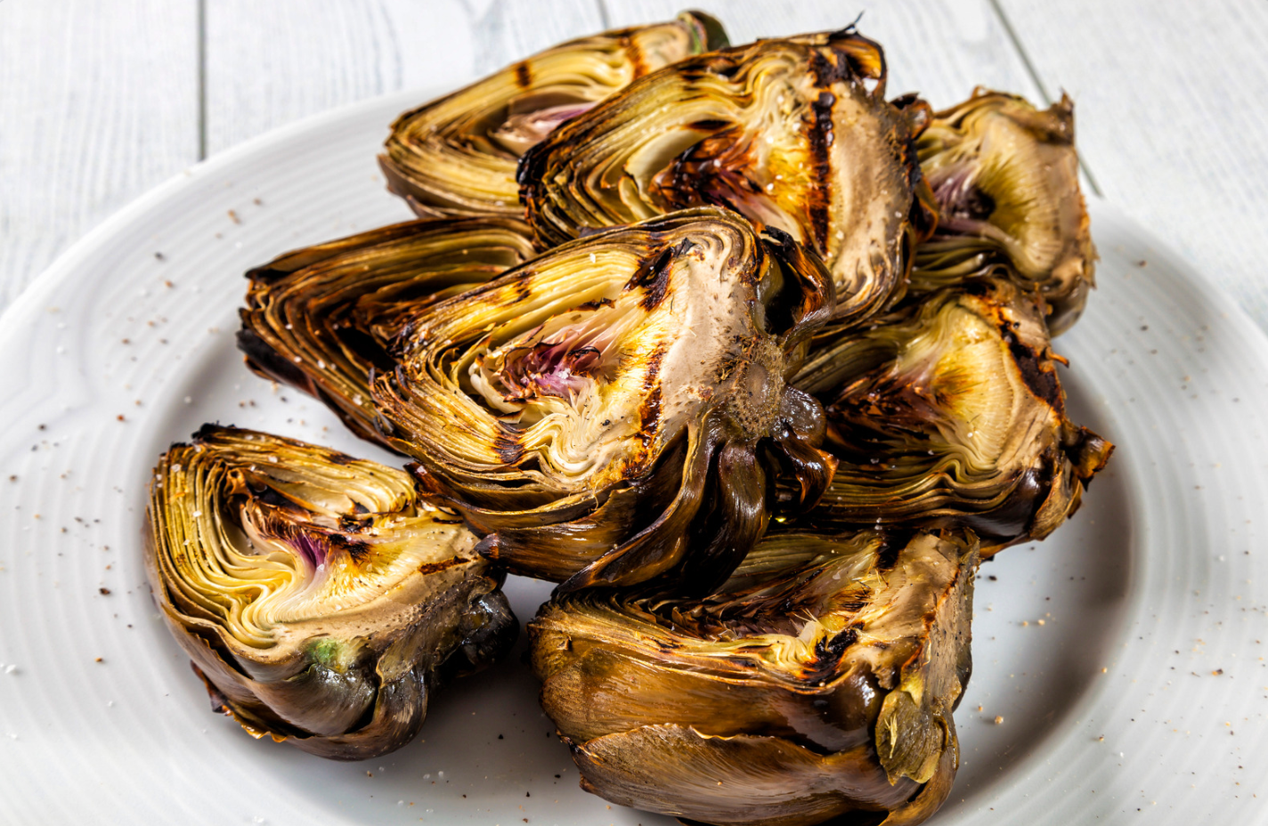 Les carxofes a la brasa 