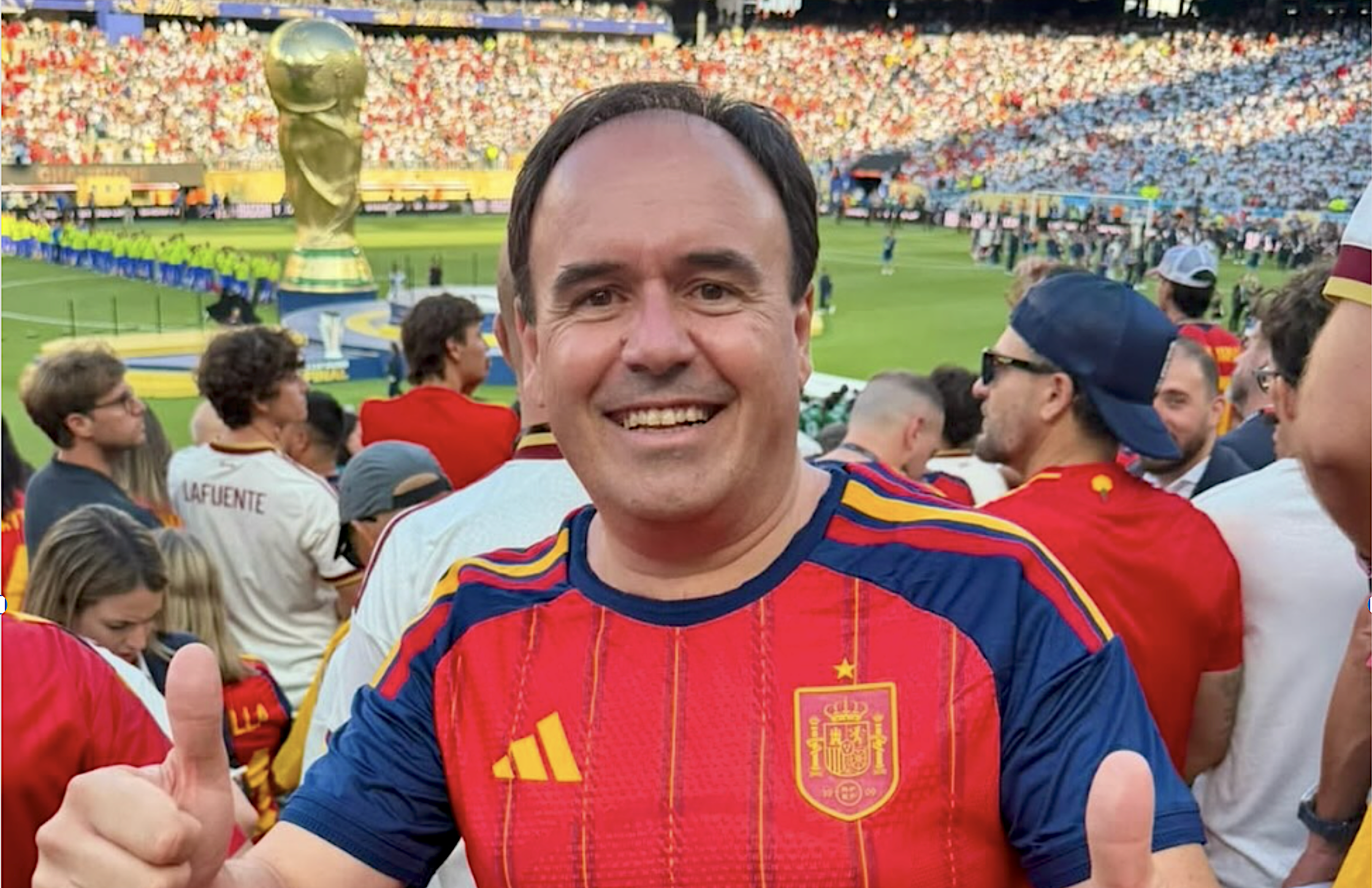 El president de la Generalitat, Juan Francisco Pérez Llorca, en la final del mundial masculina de futbol | Instagram