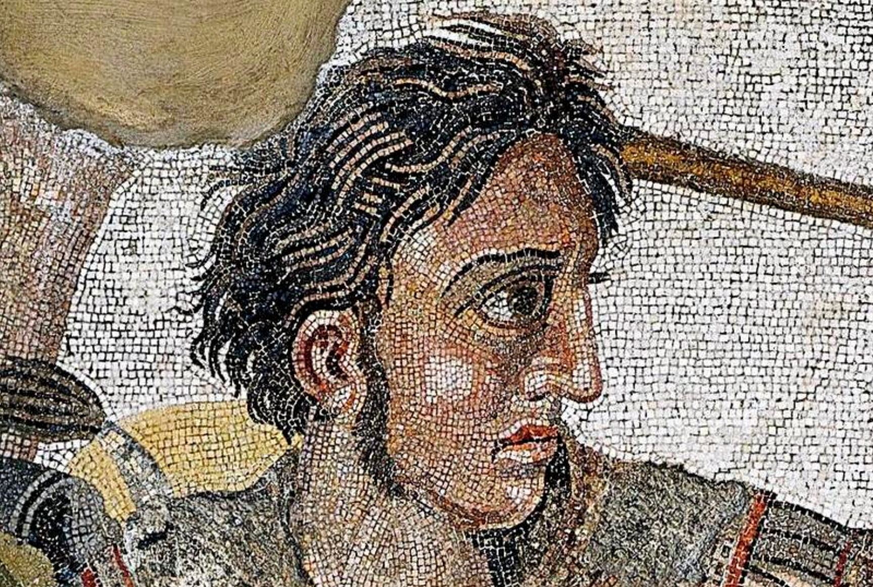 Mosaic d'Alexandre (detall), Casa del Faune, Pompeia | Wikimedia Commons