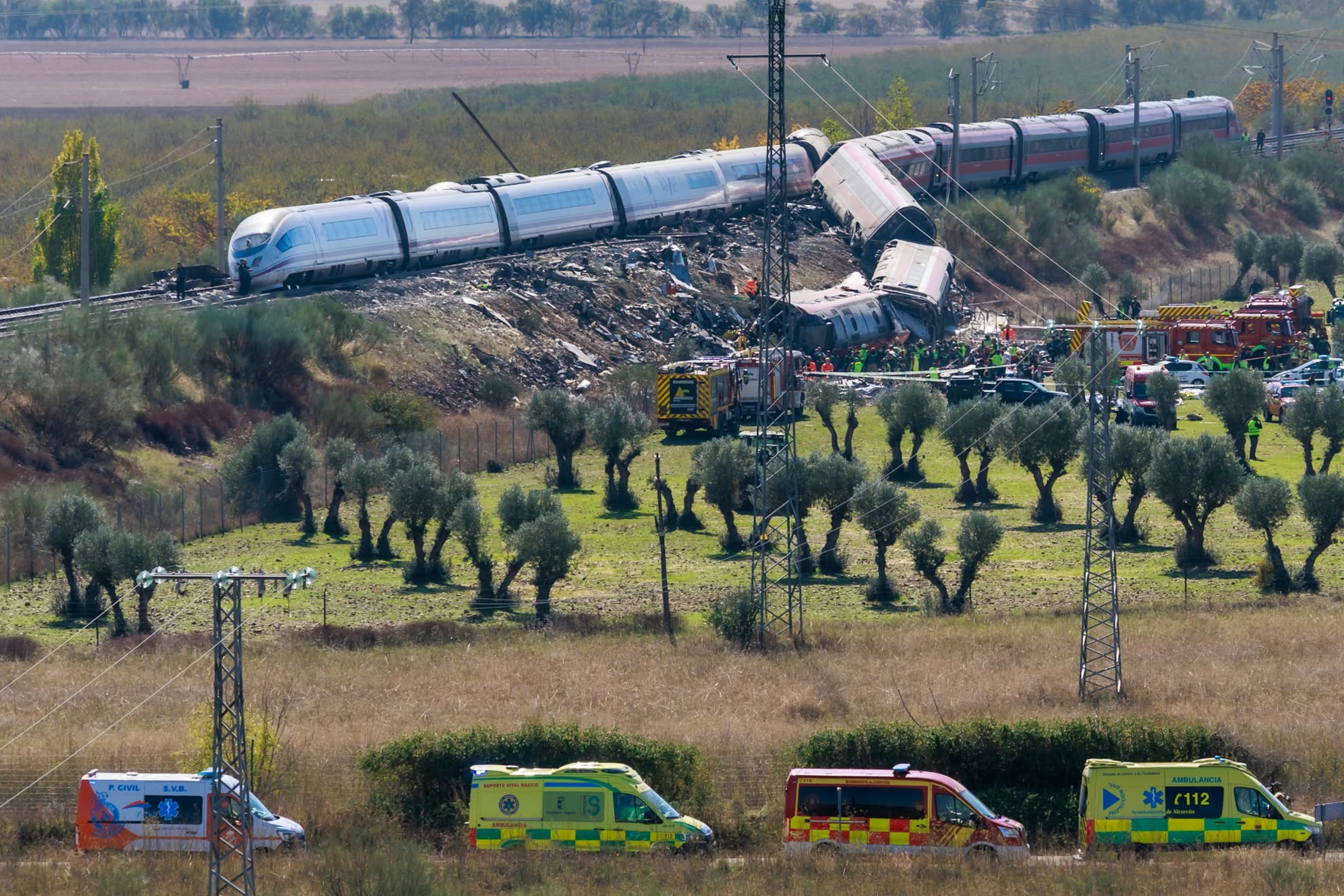 Els dos trens d'alta velocitat accidentats a Toledo | Juan Carlos Rojas | ACN