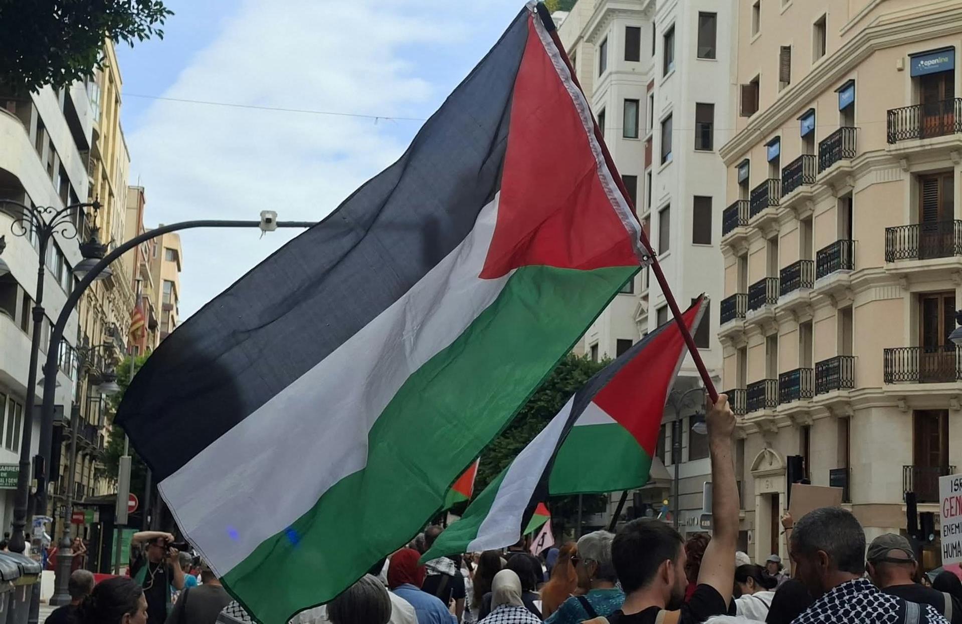 Manifestació a València per 'una Palestina lliure', el 3 d'octubre del 2024 | EP 