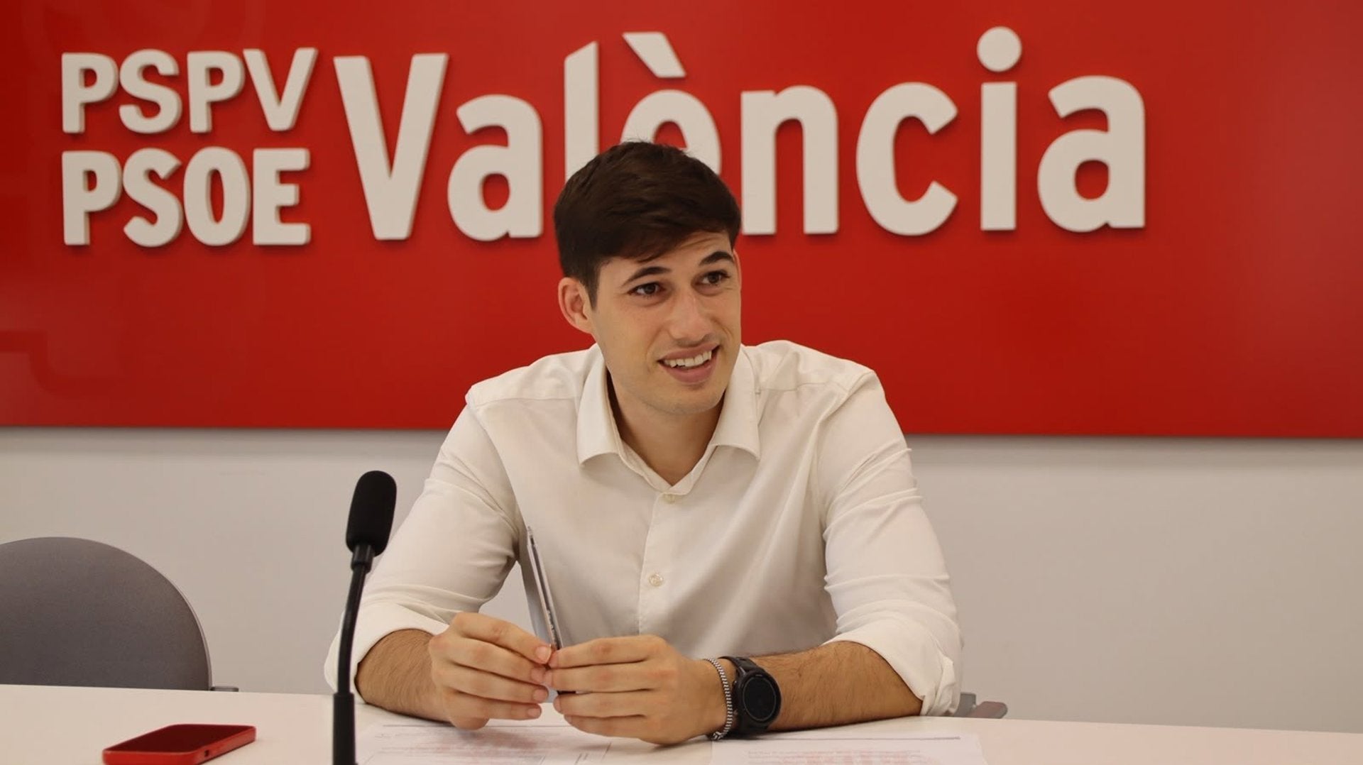  El portaveu del PSPV a l'Ajuntament de València, Borja Sanjuan | EP