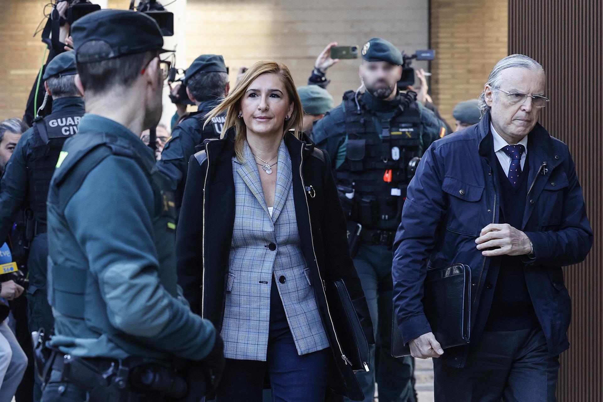 Imatge d'arxiu de l'exconsellera Salomé Pradas a la seua arribada als jutjats de Catarroja, el 12 de gener de 2026 | Rober Solsona · Europa Press