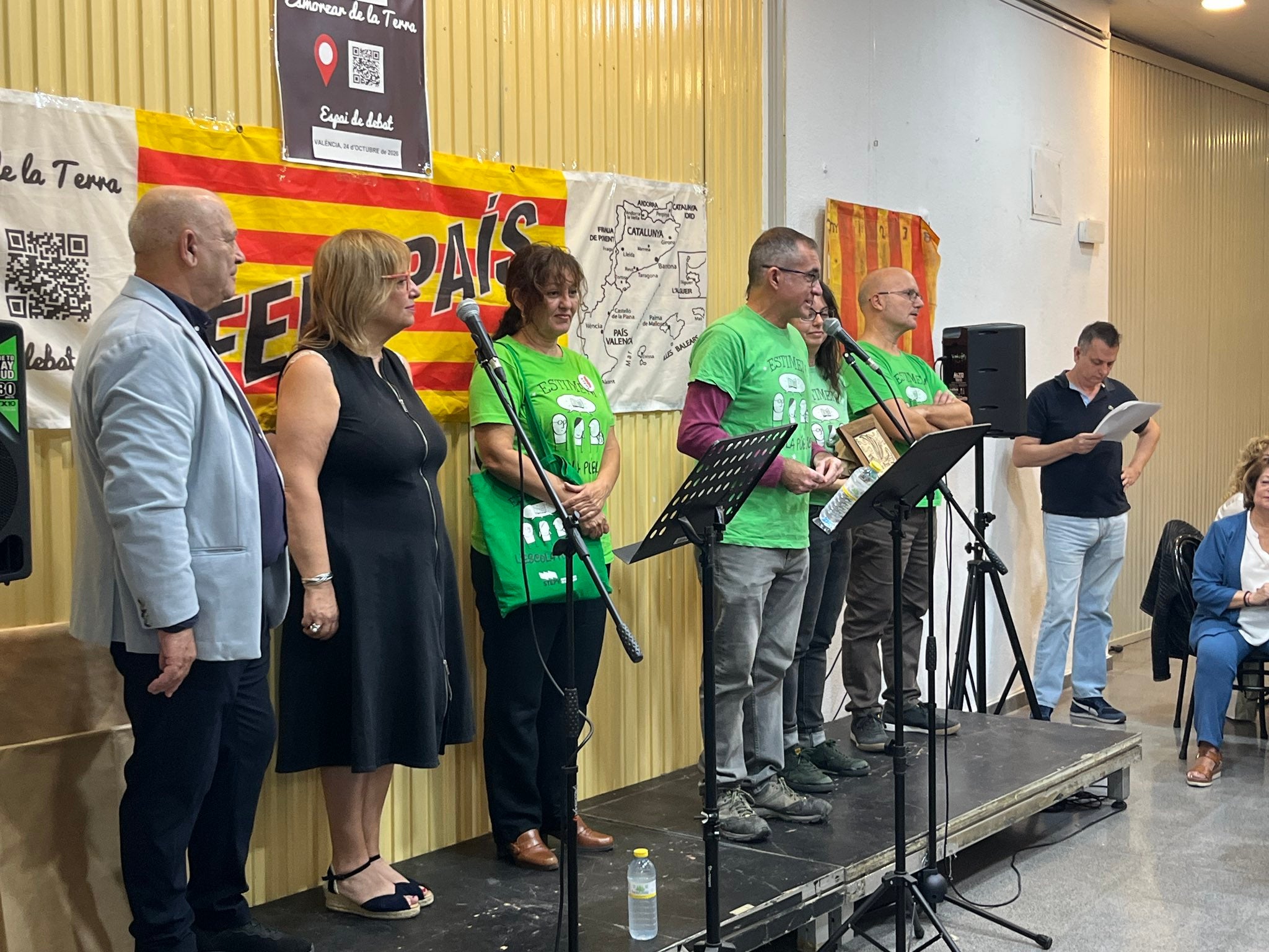 Marc Candela la distinció en representació de l'STEPV