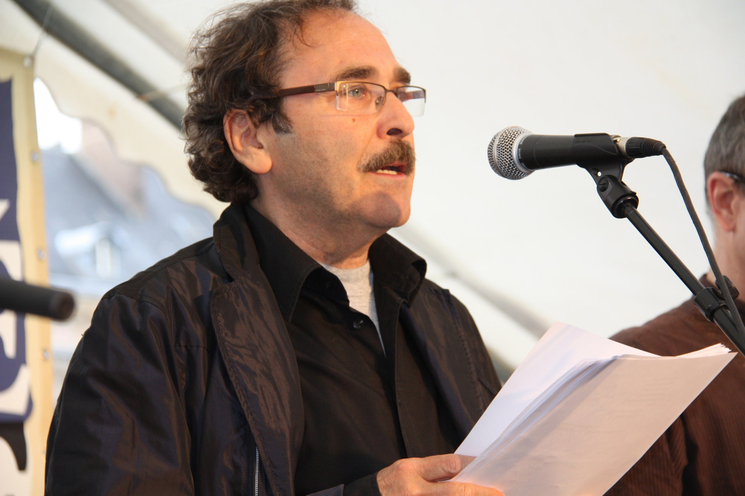 El poeta Jaume Pont, al Mercat de la Poesia de París | Jordi Pont | ACN