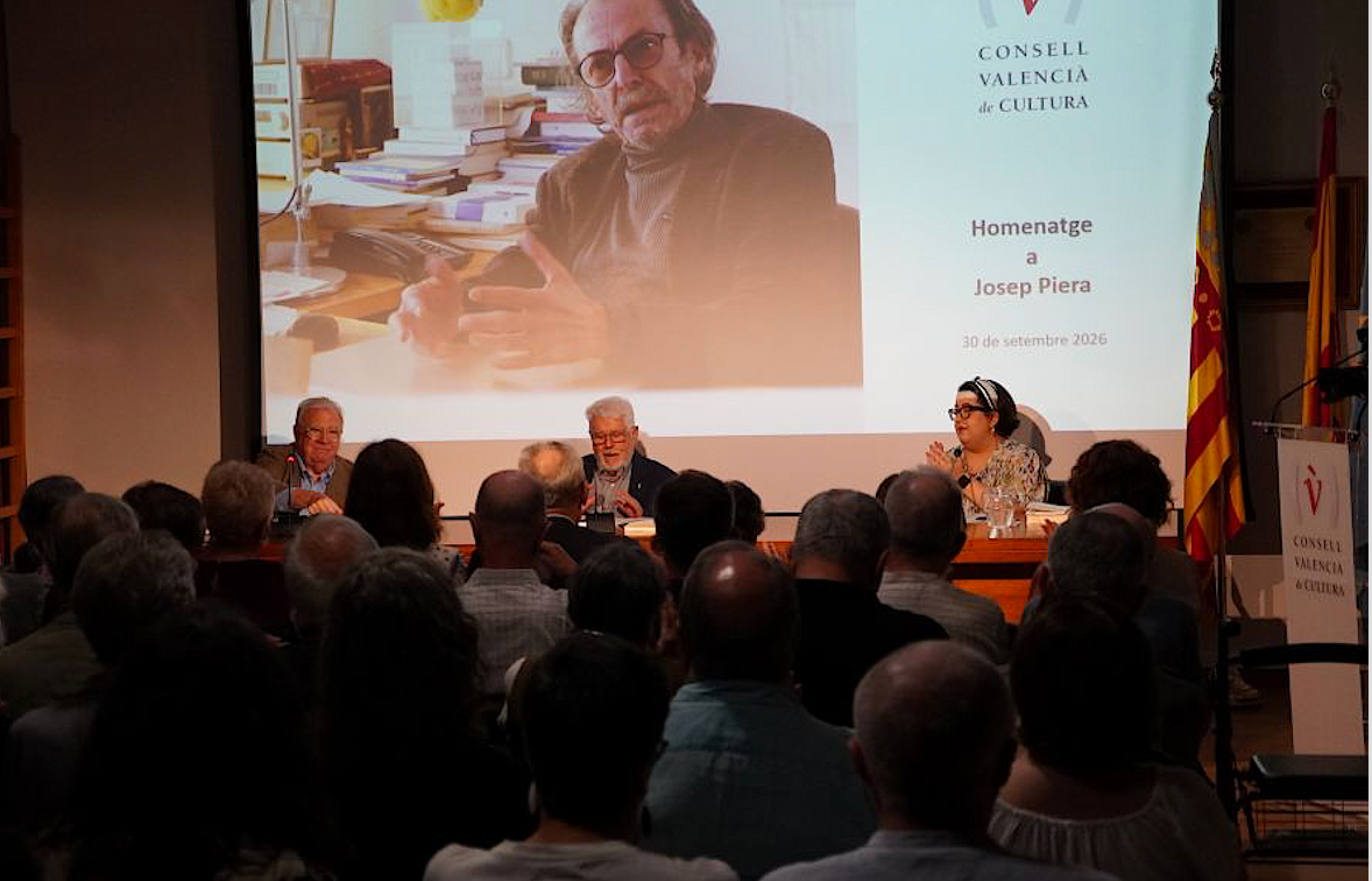 El Consell Valencià de Cultura homenatja Josep Piera